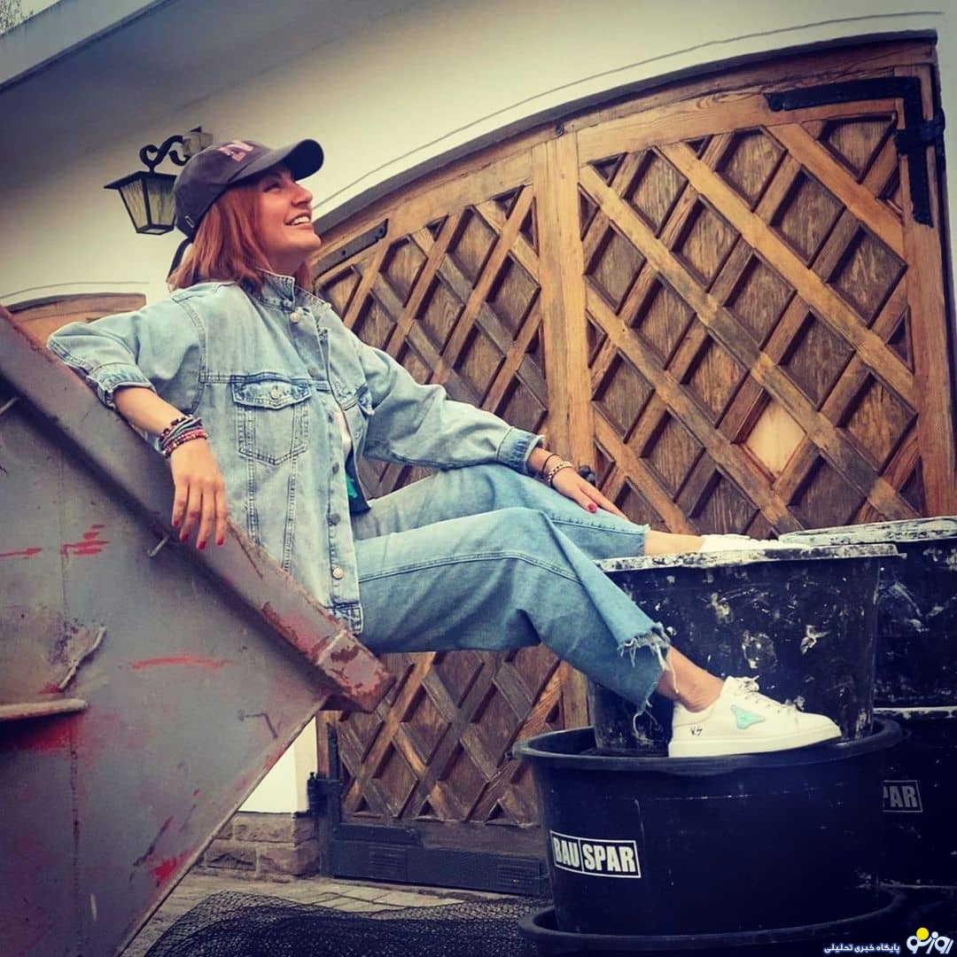 عکس جدید مهناز افشار روی سطل زباله! عکس جدید مهناز افشار روی سطل زباله!