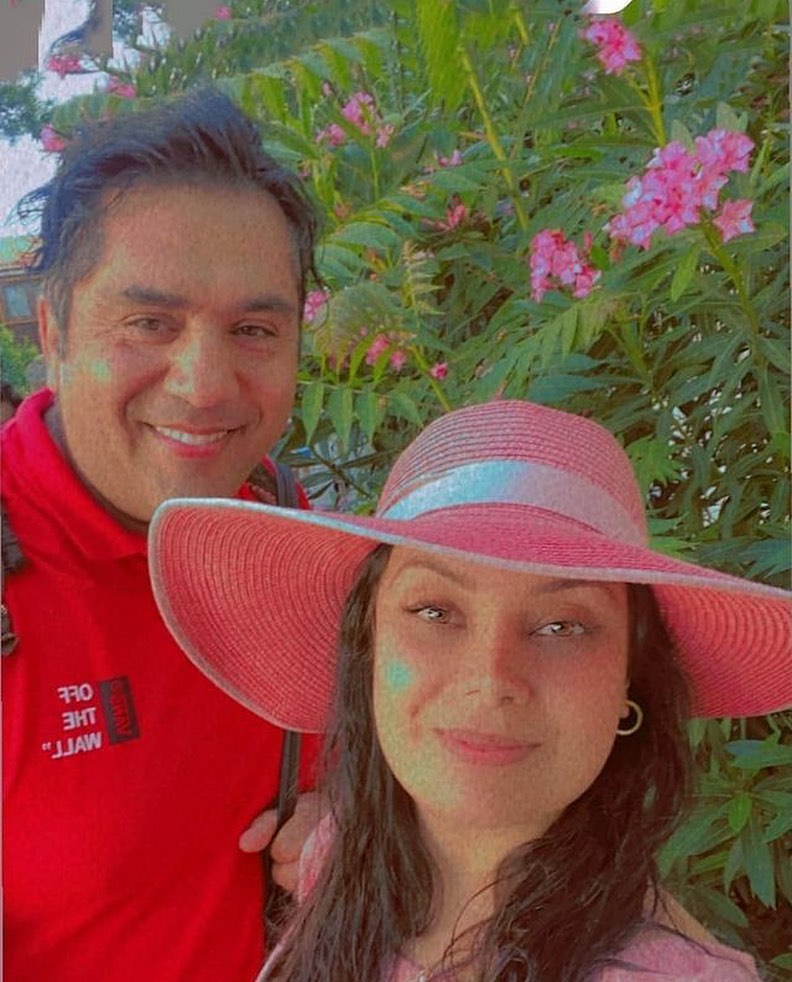 صبا راد بدون حجاب در باغ کنار مانی رهنما + عکس صبا راد و مانی رهنما