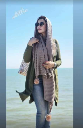 طنازی سپیده خداوردی با استایلی خاص در کنار دریا + عکس طنازی سپیده خداوردی با استایلی خاص در کنار دریا + عکس