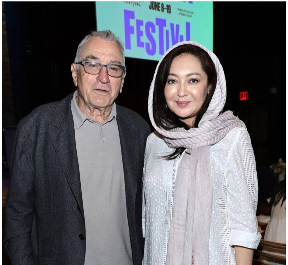 نیکی کریمی در کنار رابرت دنیرو + عکس نیکی کریمی در کنار رابرت دنیرو + عکس