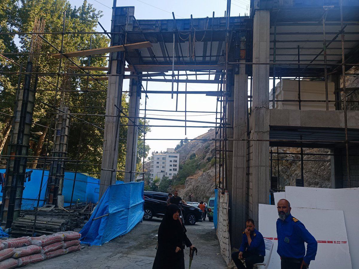 تصویر توجهبرانگیز از شاهکار زاکانی در کوه دربند