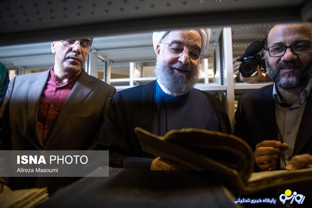 حسن روحانی ۲۵ هزار جلد به کتابخانه ملی اهدا کرد ! حسن روحانی ۲۵ هزار جلد به کتابخانه ملی اهدا کرد !