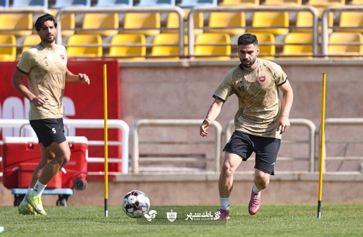 تمرین بازیکنان پرسپولیس