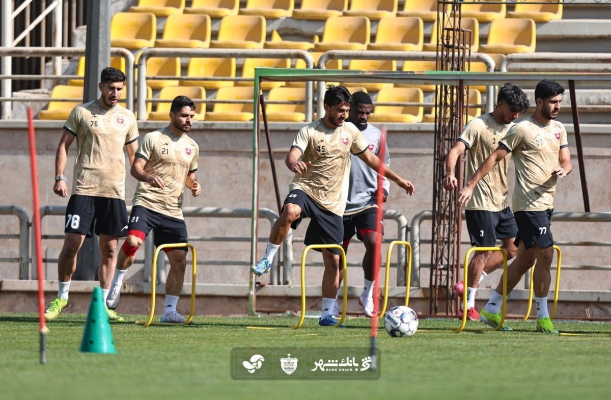 تمرین بازیکنان پرسپولیس